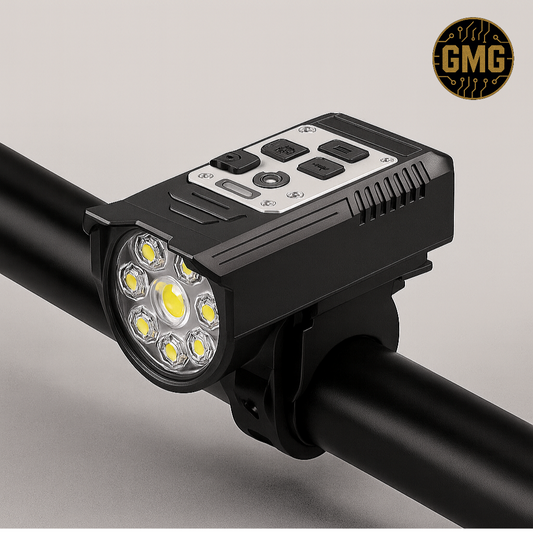 Smart 9-LED USB-C Bike Light (Intelligent Sensor & Waterproof)