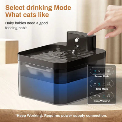 GMG SmartSense™ Wireless Pet Water Fountain (2.2L)