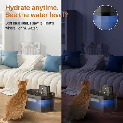 GMG SmartSense™ Wireless Pet Water Fountain (2.2L)