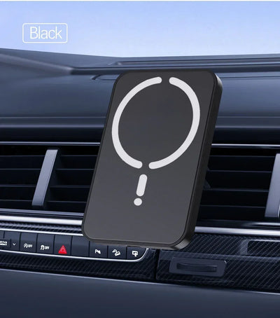 GMG Smart Magnetic Wireless Car Charger (30W Fast Charging + Secure Mount)