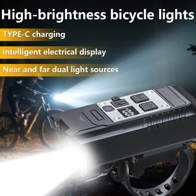 Smart 9-LED USB-C Bike Light (Intelligent Sensor & Waterproof)